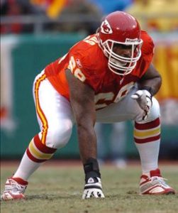 Dec 31, 2006; Kansas City, MO; Chiefs guard (68) Will Shields in action. Credit: John Rieger-USA TODAY Sports 