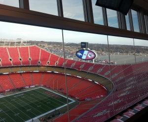 Nov. 30, 2014; Kansas City, MO; General pregame view of Arrowhead Stadium. Credit: Teope