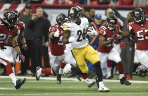 Dec 14, 2014; Atlanta; Steelers running back Le'Veon Bell (26) against the Falcons at the Georgia Dome. Credit: Dale Zanine-USA TODAY Sports