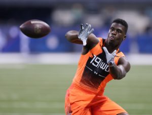 Feb 21, 2015; Indianapolis; Former Missouri Tigers wide receiver Dorial Green-Beckham during drills at the 2015 NFL Combine at Lucas Oil Stadium. Credit: Brian Spurlock-USA TODAY Sports