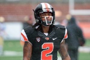 Sep 28, 2013; Corvallis, OR; Oregon State cornerback Steven Nelson (2) before the game against the Colorado Buffaloes at Reser Stadium. Credit: Scott Olmos-USA TODAY Sports