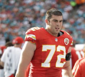 Sept. 21, 2014; Miami Gardens, FL; Chiefs offensive tackle Eric Fisher (72) during the second half against the Miami Dolphins. (AP Photo/Lynne Sladky)