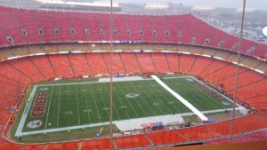 Dec. 13, 2015; Kansas City, MO; General view of the field before the game against the San Diego Chargers at Arrowhead Stadium. (Credit: Teope)