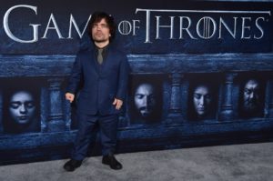 April 10, 2016; Los Angeles; Peter Dinklage, who plays Tyrion Lannister, at the Season 6 premiere of "Game Of Thrones" at TCL Chinese Theatre. (Photo by Jordan Strauss/Invision/AP)