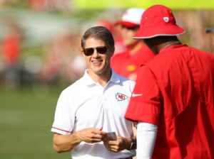 Aug. 6, 2016; St. Joseph, MO; Kansas City Chiefs chairman and CEO Clark Hunt visited the team's training camp practice on Saturday. (Credit: Photo used with permission by Chiefs PR, KCChiefs.com)