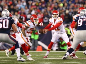 Kansas City Chiefs visit the New England Patriots to open the NFL season on Sept. 7, 2017. The two teams last met during the divisional round of the playoffs on Jan. 16, 2016. (Photo courtesy Chiefs PR, Chiefs.com)