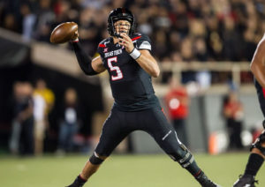 The Kansas City Chiefs selected Texas Tech quarterback Pat Mahomes with the No. 10 pick in the 2017 NFL draft.